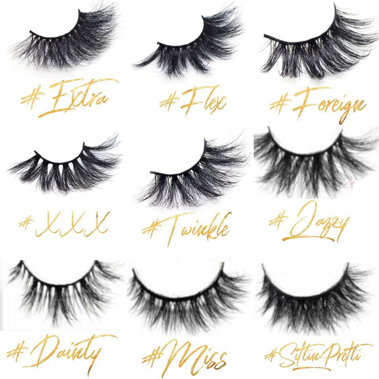 Diamond Glam Collection of Mink Lashes