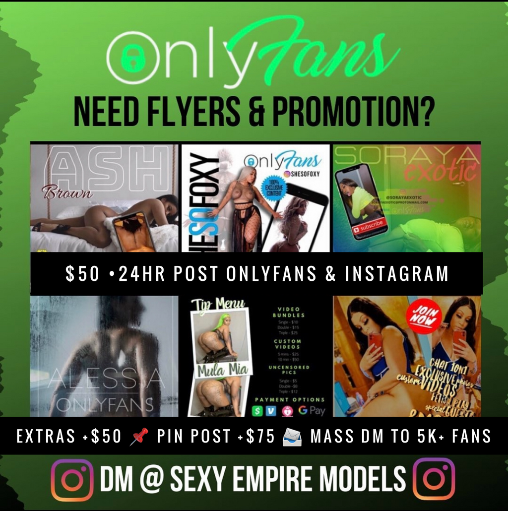 Onlyfans & Instagram Promo 48hr (Bundle) (Flyer Design)