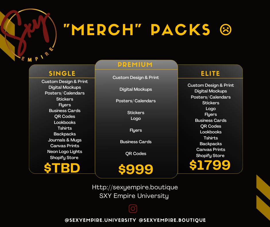 Merch Packs (Physical Brand Products)