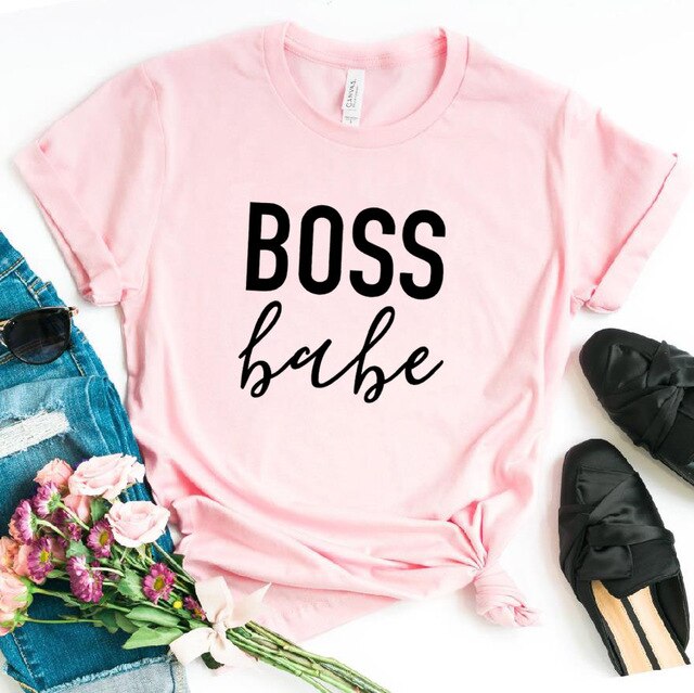 Pink Boss Babe Tee