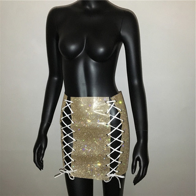 Crystal String Skirt